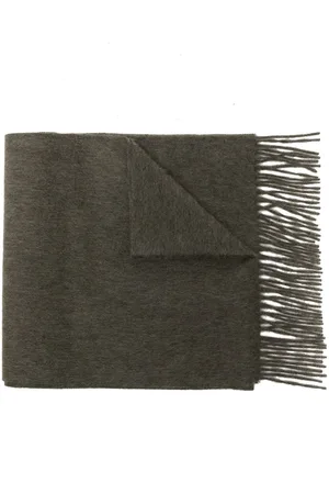 N.PEAL Frayed-edge cashmere scarf