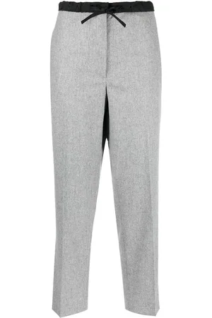 Jil Sander Drawstring cropped trousers