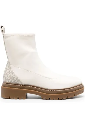 Michael Kors Calf-leather logo-print ankle-boots