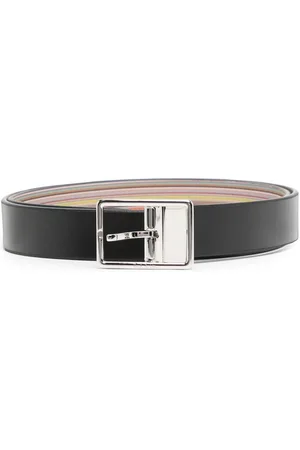 Paul Smith Artist Stripe reversible buckle belt