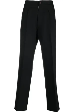 Maison Margiela Herringbone-pattern wool trousers