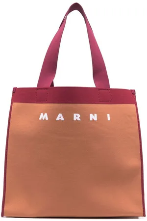 Marni Logo print tote bag
