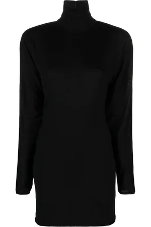 Serafini Knitted roll neck dress