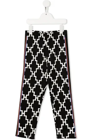 MARCELO BURLON Logo-print mid-rise leggings