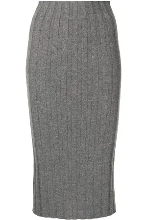 Cashmere In Love Lenny chunky-knit skirt