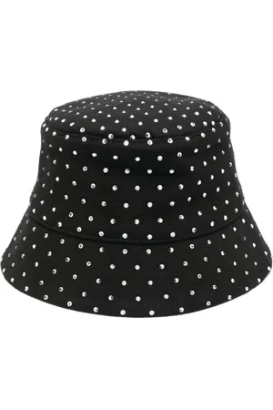 Ruslan Baginskiy Crystal-embellished bucket hat