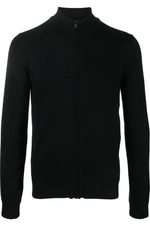HUGO BOSS Zipped virgin-wool jumper