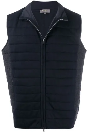 N.PEAL Zip front padded gilet