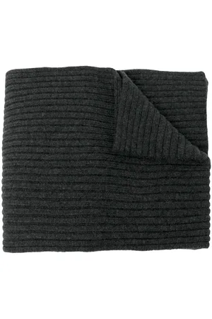 N.PEAL Ribbed-knit cashmere scarf