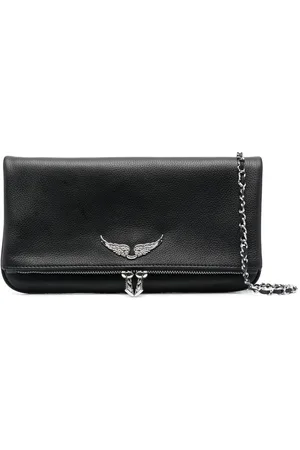 Zadig & Voltaire Logo-plaque leather shoulder bag