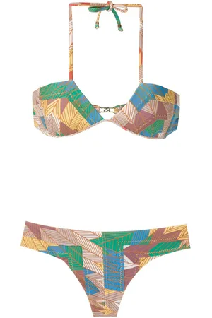 AMIR SLAMA V-neck bikini set
