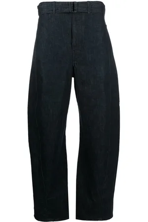 LEMAIRE Belted straight-leg trousers
