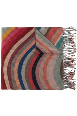 Paul Smith Swirl-pattern print scarf