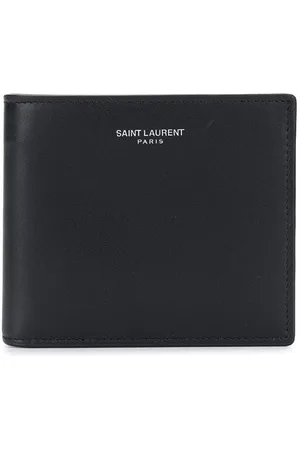 Saint Laurent Black Leather Bifold Wallet Saint Laurent Paris