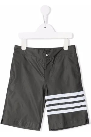 Thom Browne 4 Bar print swim shorts