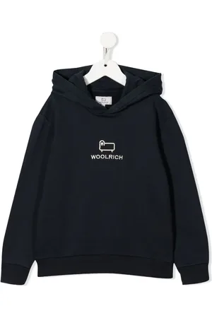 Woolrich Organic logo hoodie