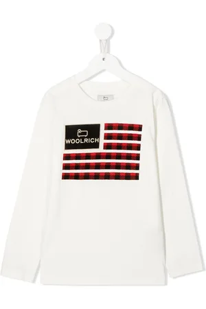 Woolrich Organic flag logo T-shirt