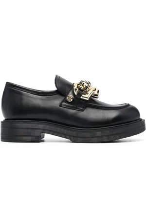 Moschino Chain-detail chunky-sole loafers