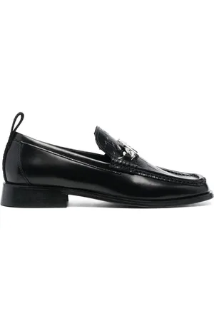 Karl Lagerfeld Monogram-plaque loafers