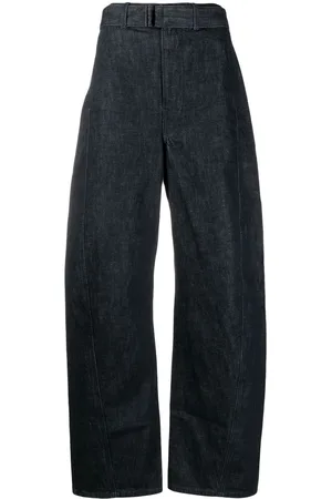 LEMAIRE Belted straight-leg trousers