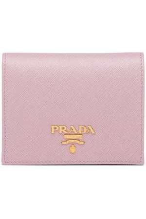 Prada - Women's Saffiano Leather AirTag Holder Bag Accessorie - Blue