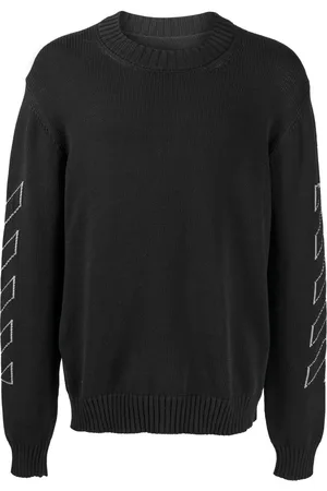 OFF-WHITE Arrow-print crew-neck jumper