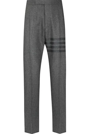 Thom Browne Tonal 4-Bar flannel trousers