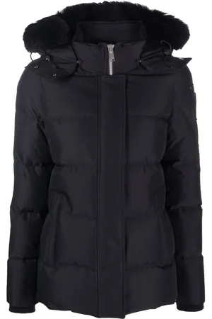 Moose Knuckles Feather-down shearling-lined jacket