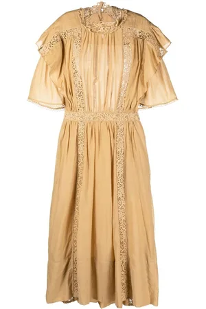 Isabel Marant Galina guipure lace-trim dress