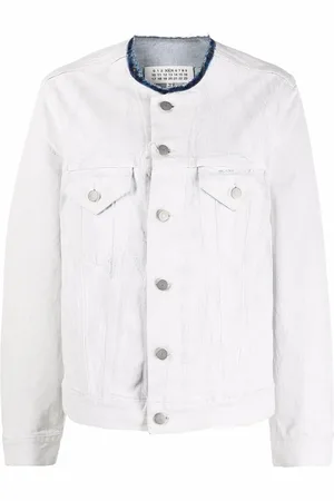 Maison Margiela Collarless denim jacket