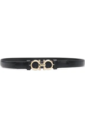 Salvatore Ferragamo Gancini-buckle leather belt