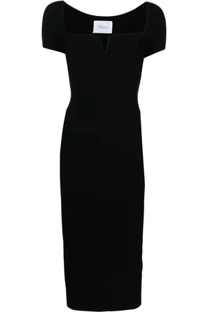 GALVAN Freya short-sleeve knitted dress