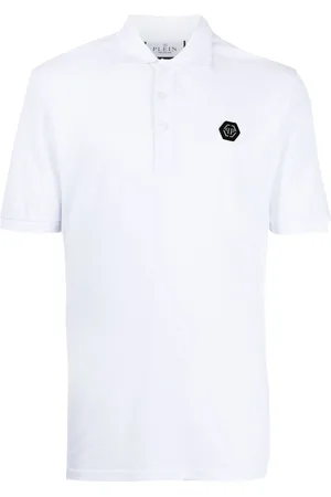 Philipp Plein Skull-print cotton polo shirt