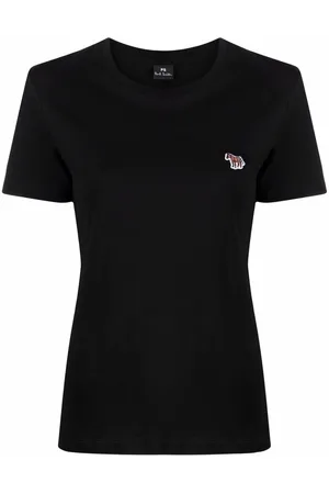 Paul Smith Embroidered zebra-logo T-shirt