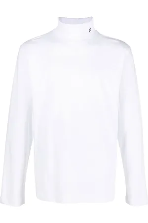 Etudes Logo-embroidered roll neck sweater