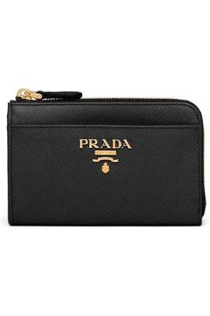 Prada Leather keychain wallet