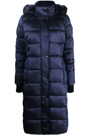 Michael Kors Iridescent belted padded coat