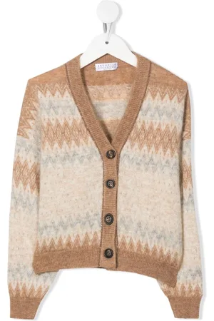 Brunello Cucinelli Cashmere pattern-intarsia Cardigan - Farfetch