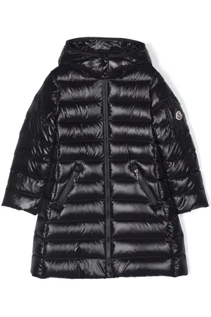 Moncler Logo-patch long puffer-jacket