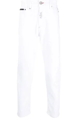 Philipp Plein Straight-leg mid-rise jeans