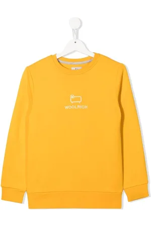 Woolrich Embroidered-logo crew neck sweatshirt