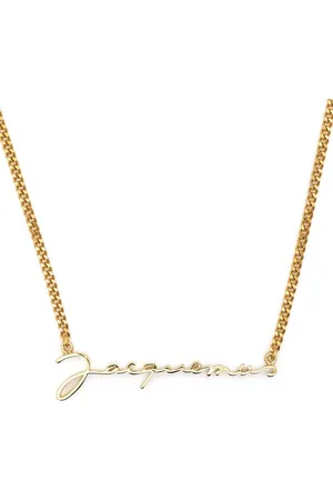 Jacquemus Logo pendant necklace