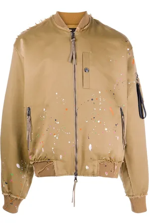 MOSTLY HEARD RARELY SEEN MA-1 paint-splattered bomber jacket