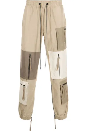 MOSTLY HEARD RARELY SEEN Patchwork zip-pocket trousers