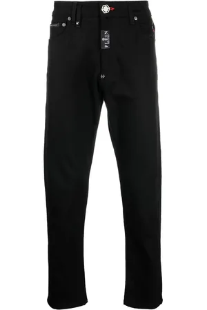 Philipp Plein Straight-leg mid-rise jeans