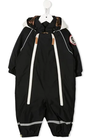 Mini Rodini Alaska Panda hooded snowsuit
