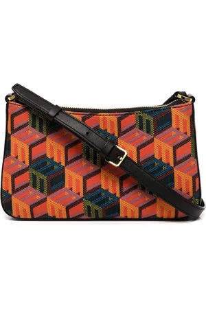 MCM Mini cubic-monogram shoulder bag