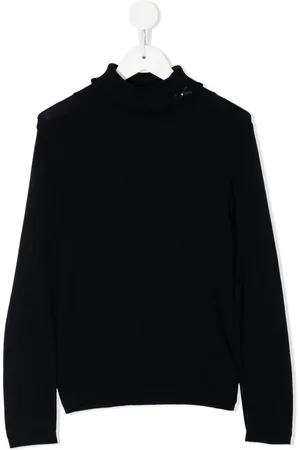 Familiar Bow roll-neck jumper