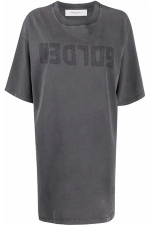 Golden Goose Logo-print short-sleeved T-shirt dress