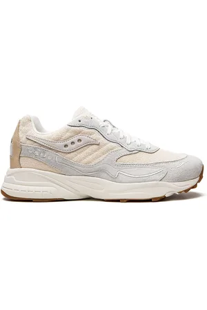 Saucony 3D Grid Hurricane "Blank Canvas" sneakers